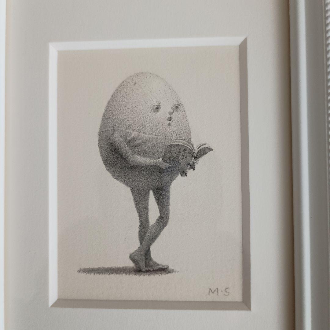 d*e様 しおたにまみこ絵画作品　たまごのはなし　希少品　ピンポイントギャラリー