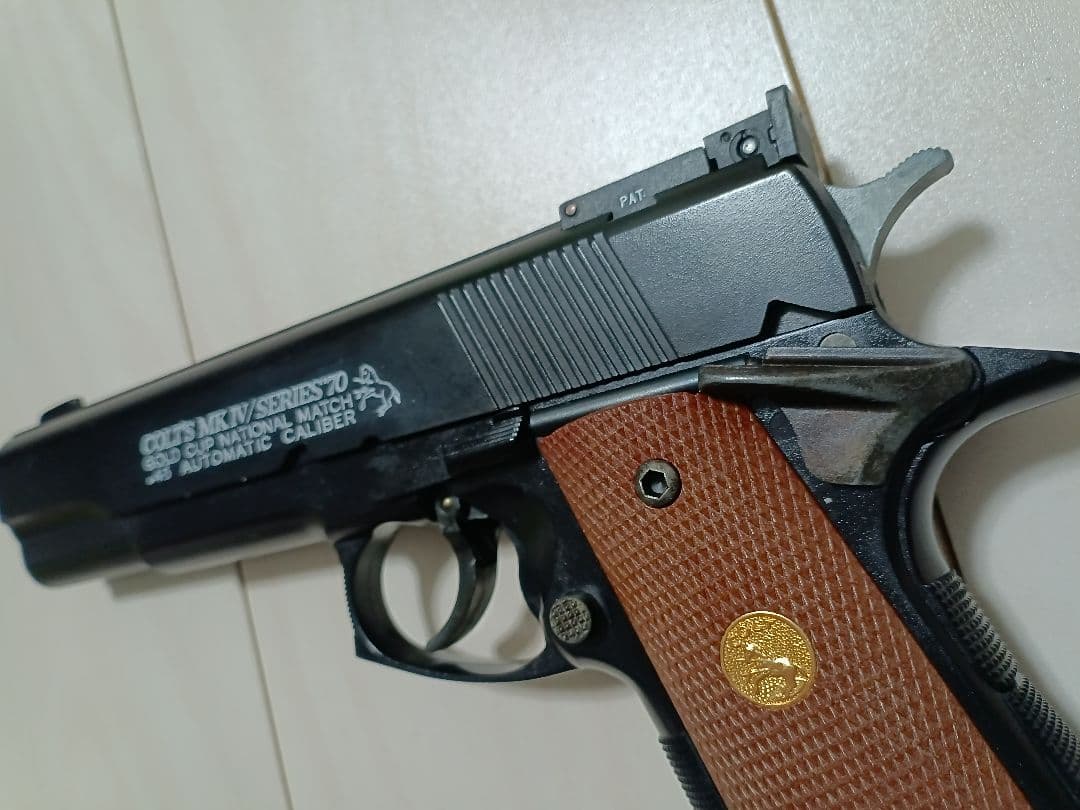 【中古品】WA固定ガスガン「コルト ゴールドカップ ナショナル マッチ」