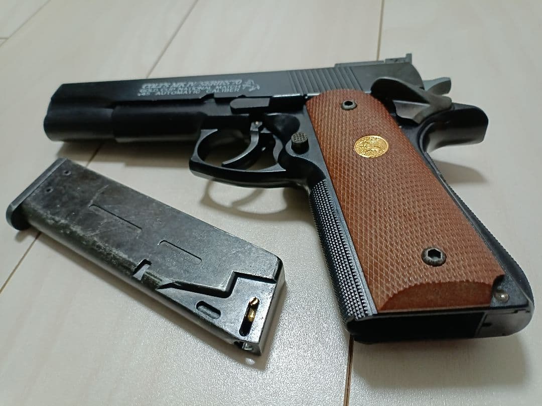 【中古品】WA固定ガスガン「コルト ゴールドカップ ナショナル マッチ」