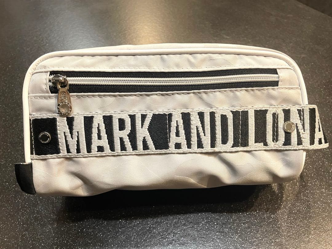 MARK&LONA マークアンドロナ クラッチポーチ カートバッグ ホワイト