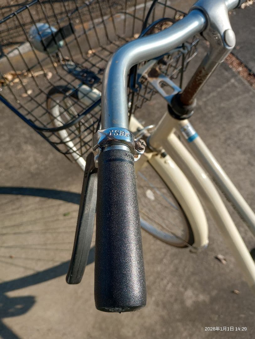 【引き渡し限定】asahi 27インチ自転車　ギア無し