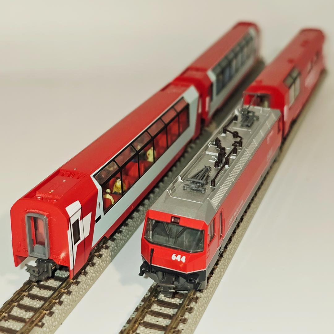 KATO 10-1145 アルプスの氷河特急 基本３両、パノラマバー　４輌組み