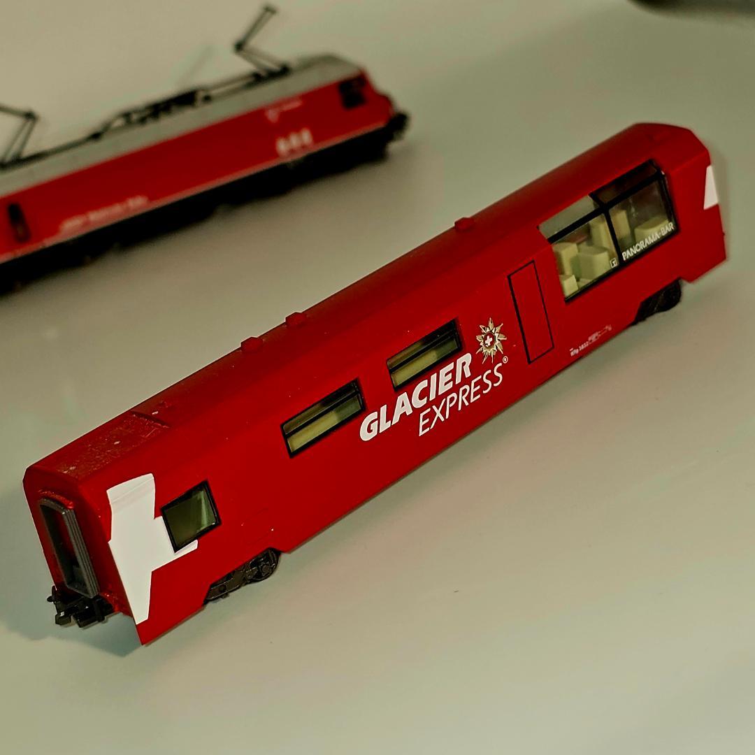 KATO 10-1145 アルプスの氷河特急 基本３両、パノラマバー　４輌組み