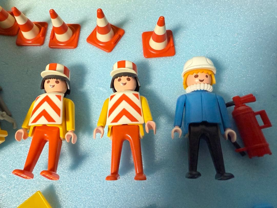 プレイモービルplaymobil3454工事車両ブルドーザー ダンプカー 激レア