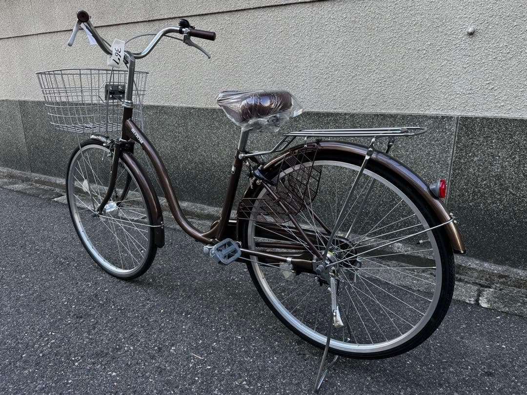 367番　全車両格安販売‼️ 26インチ オートライト　シティサイクルママチャリ