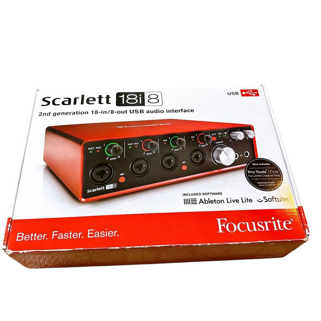Focusrite 18i8 Gen 2 オーディオインターフェイス