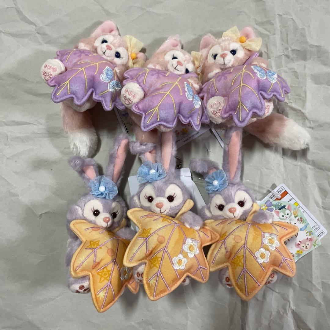 ディズニー　リゾート　ウィッシングウィングス　ぬいぐるみバッジ