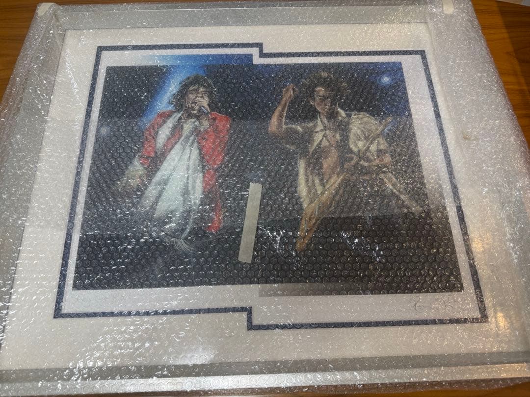 ロニー・ウッド「Stray Cat Blues」額装 版画 81/290