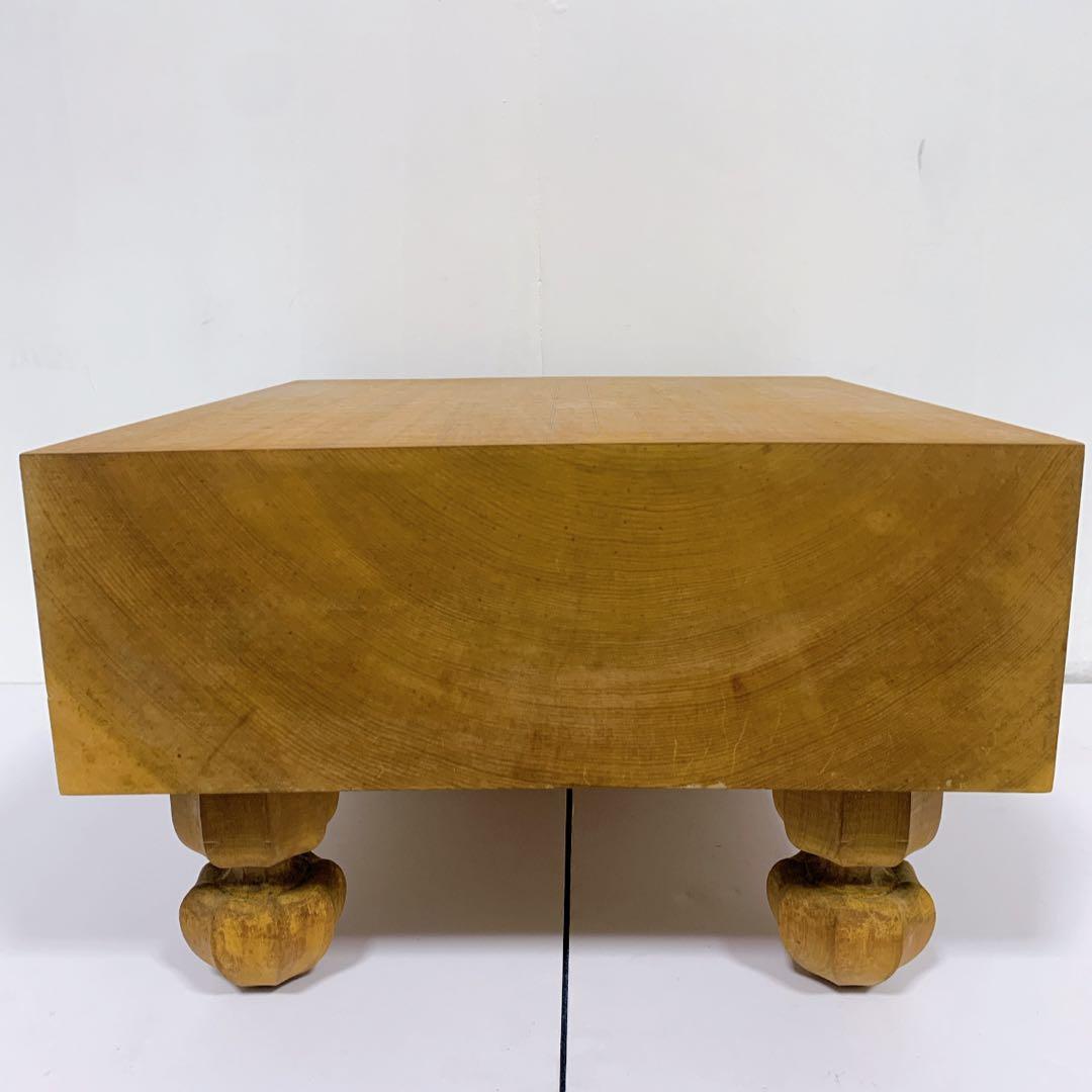 【送料込】高級 任天堂 極厚 約4.8寸 囲碁 本榧 目が繊細 ヘソ 脚付き