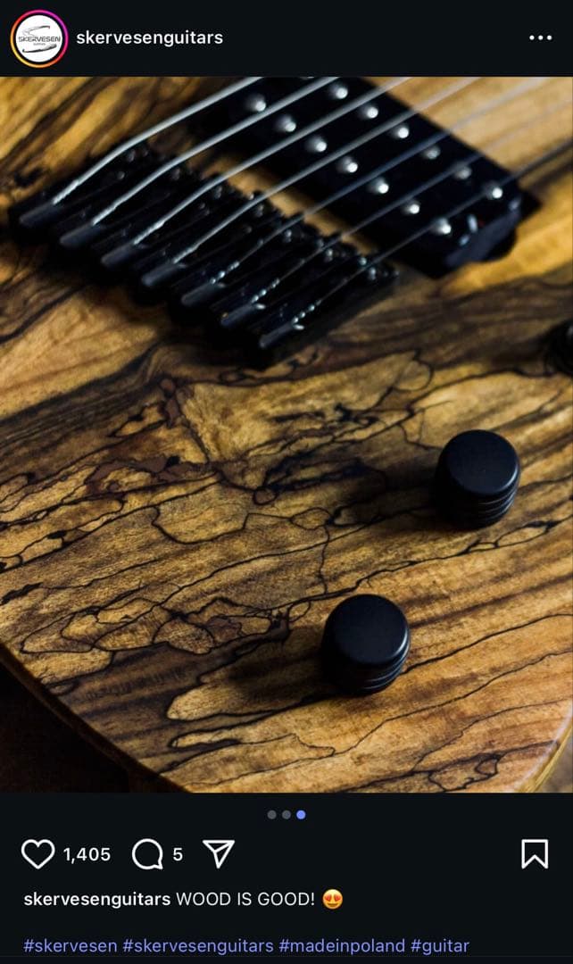 ギター Skervesen Swan 7