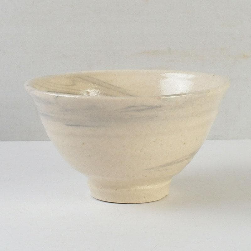 茶道具　瀬戸焼　福海窯　水野鉐一作　茶碗　共布共箱　C　9408