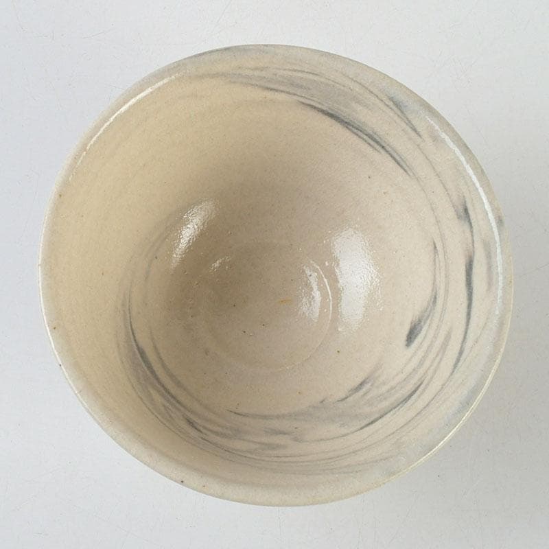 茶道具　瀬戸焼　福海窯　水野鉐一作　茶碗　共布共箱　C　9408