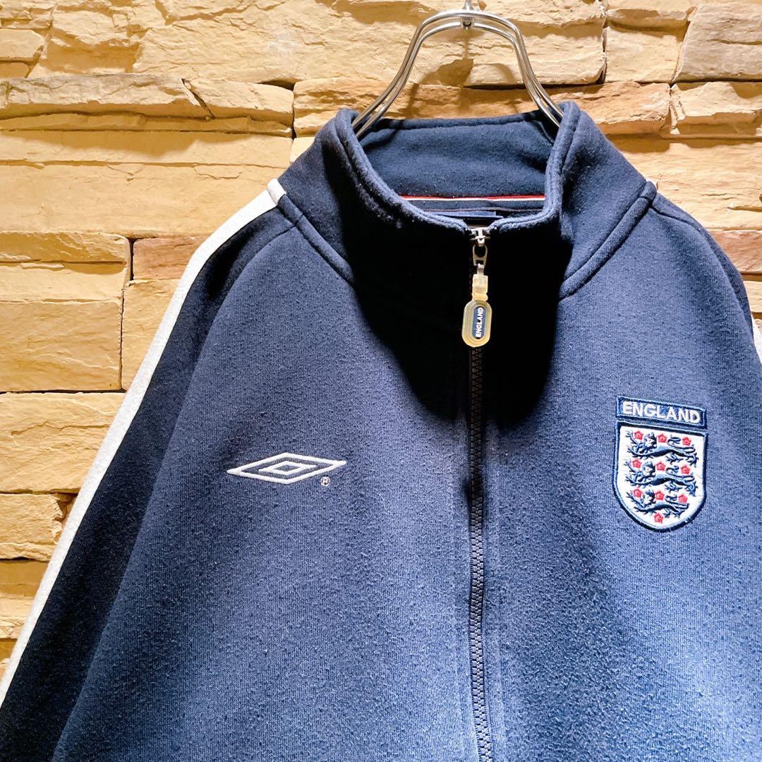 【希少】y2k/在原みゆ紀/UMBRO/イングランド代表/フルジップスウェットL