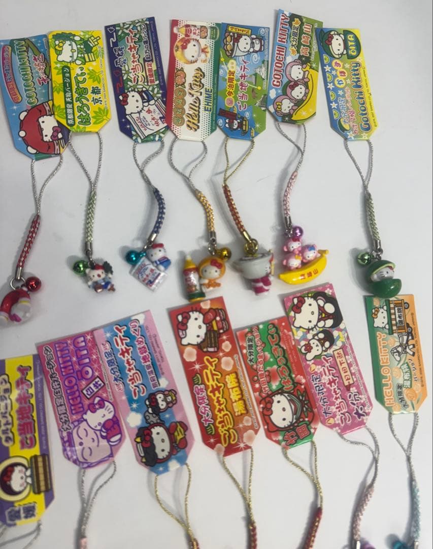 星*奨様 【レアあり】ご当地キティ　根付ストラップ　セット①