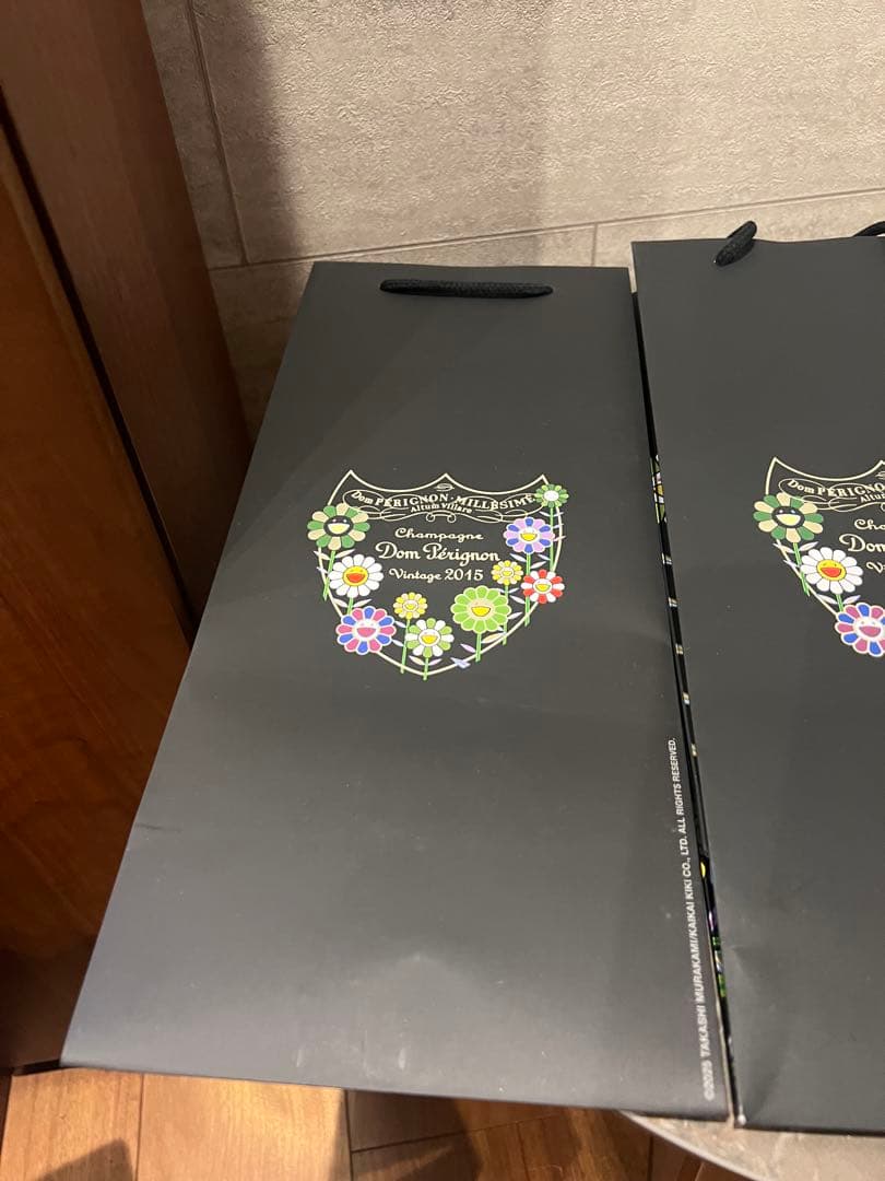 Dom Pérignon ×村上隆 白 ショッパー 袋 3枚セット ドンペリ