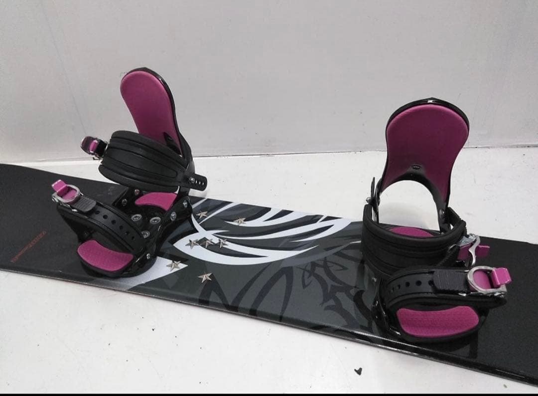 ZUMA WAVE2 154cm スノーボード 2点セット ケース付 ビンM △