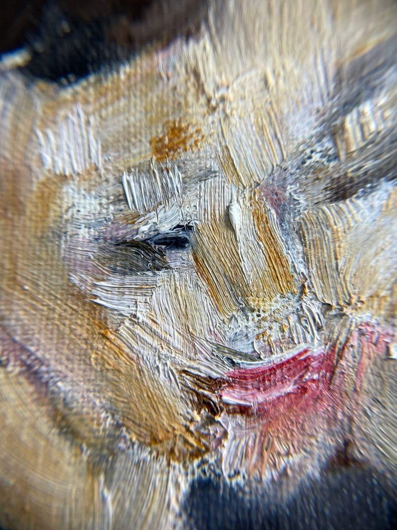 筆先の向こう側｜F4号 油彩原画・額装・箱付