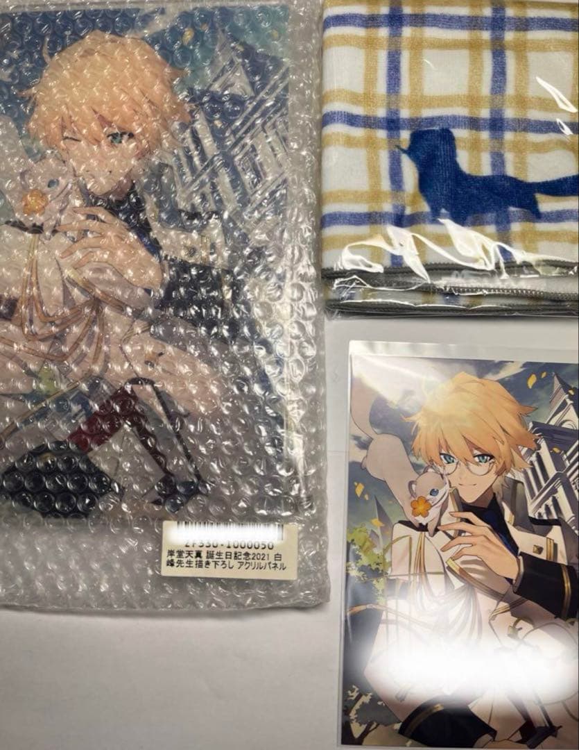 直筆サイン入り 岸堂天真 2021誕生日記念グッズ ホロスターズ