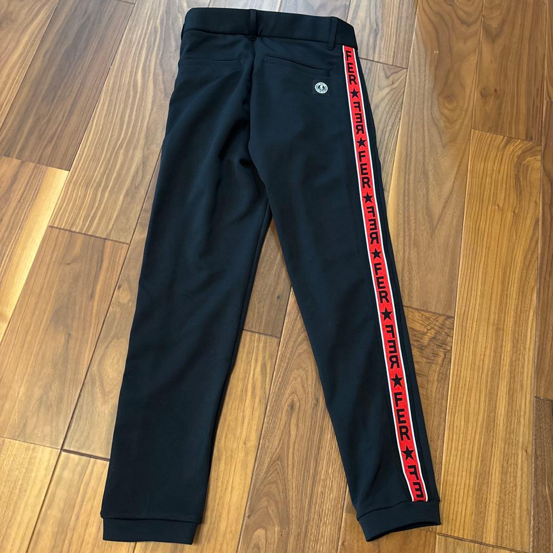 美品MARK&LONA ブラック ジョガーパンツ