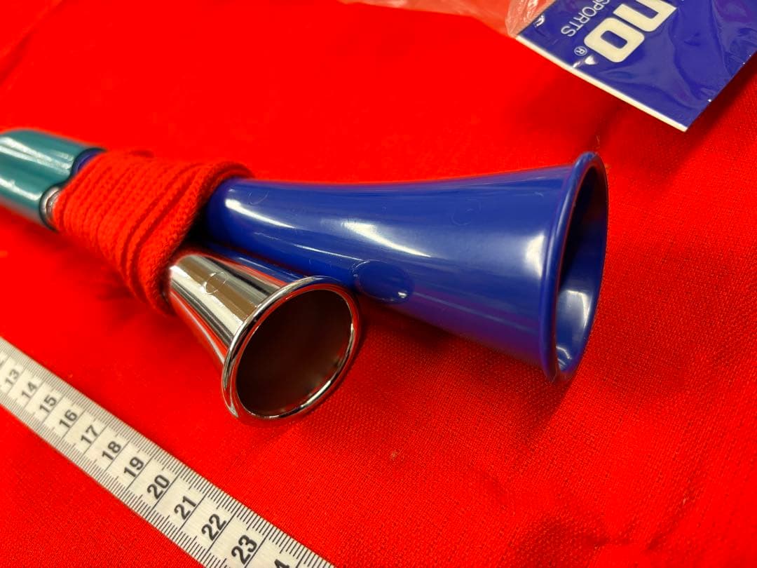 [希少品] ミズノ　応援グッズ　チアホーン 2連　新品未使用※値下げ不可