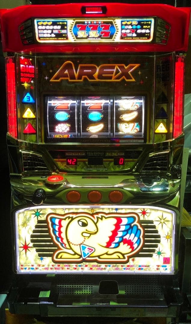 パチスロ実機　アレックスAE　不要機ボリューム調整付