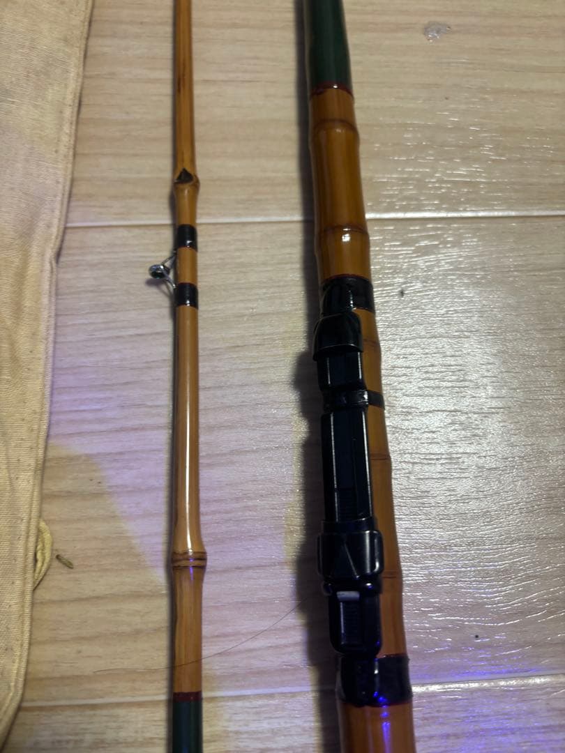 竿太郎(竿かづ)作　ヘチ竿　約７尺