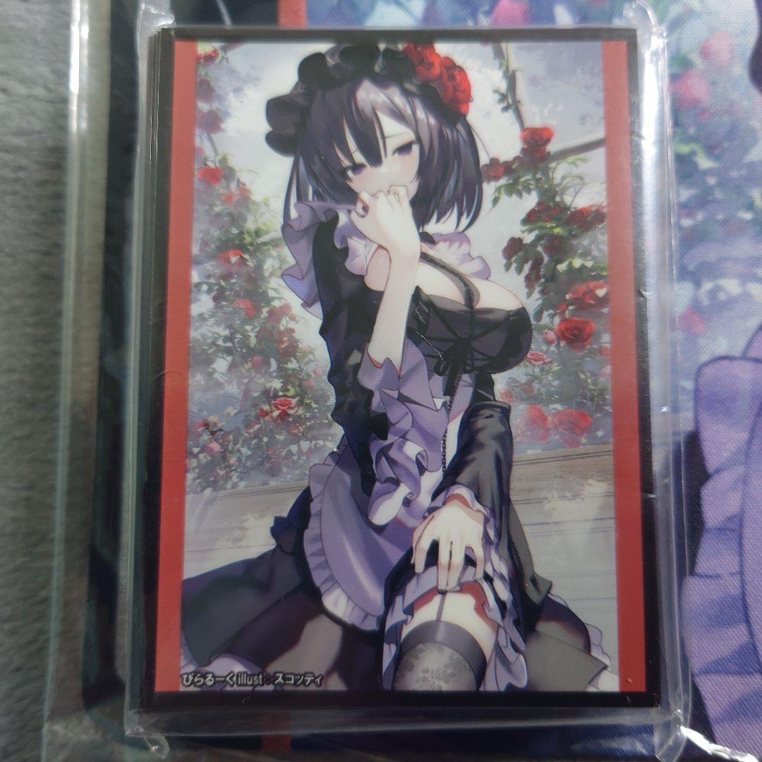 α2 着せ恋 ゴスロリメイド服&薔薇 黒江雫&喜多川海夢 スリーブ&プレイマット