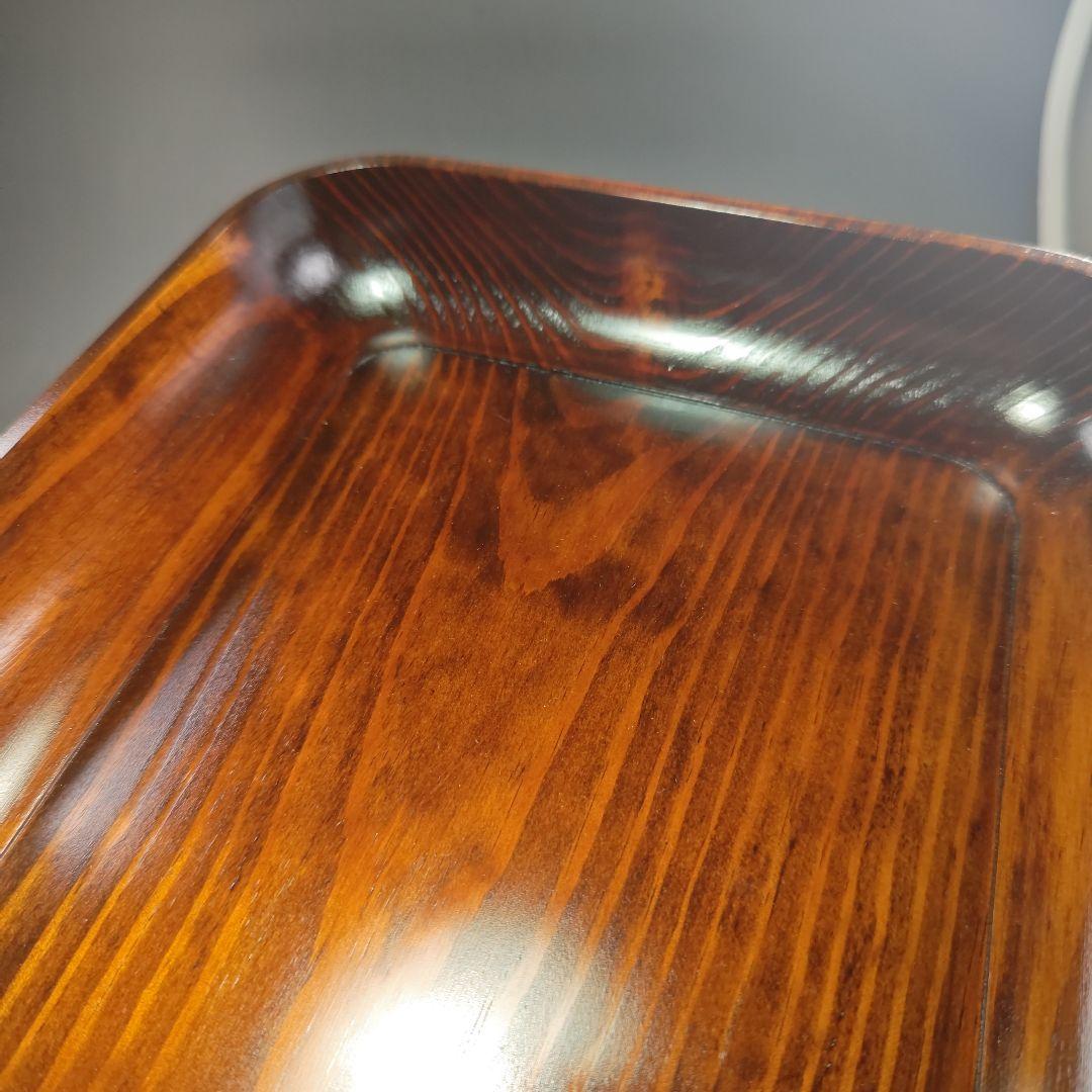 ウ291 煙草盆『木芸家　田中重希』『松行李蓋皿　莨盆　共箱』茶道具