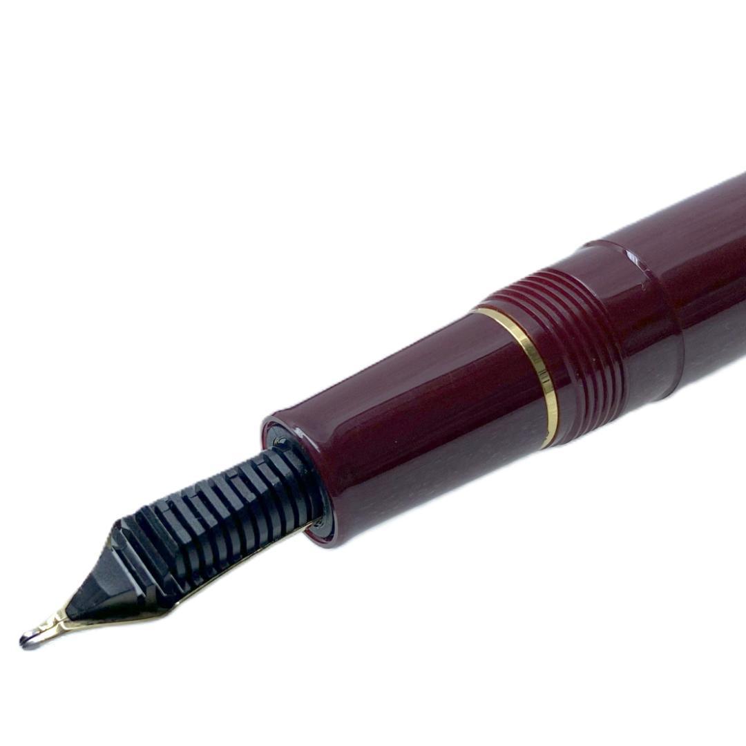 美品 14K セーラー万年筆 1911 NAG 長刀研ぎ ワインレッド