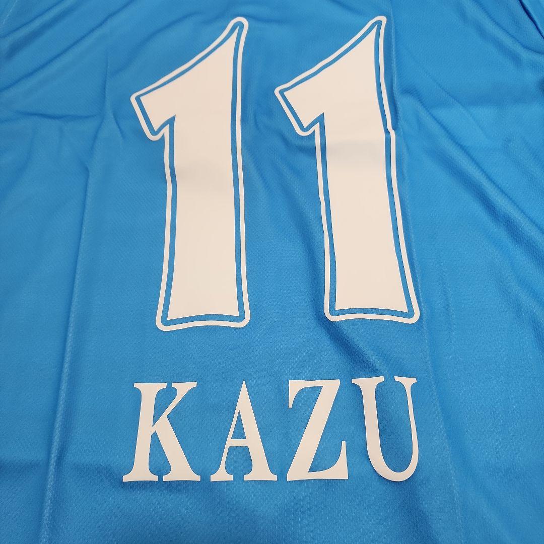 07-08 横浜FC ユニフォーム カズ 三浦知良 新品タグ&特典キーホルダー付
