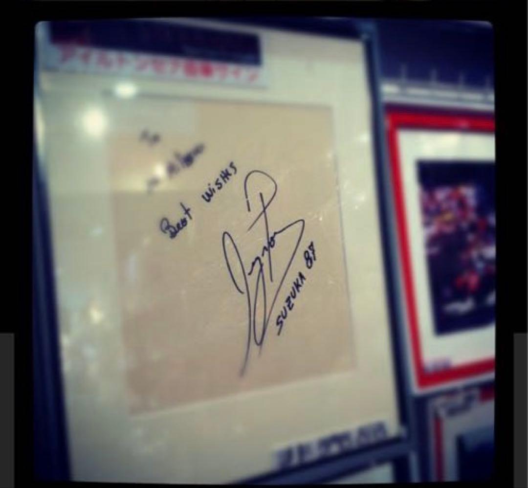 1987年第2期HONDA F1メモリアル　アイルトンセナ直筆サイン入額装品