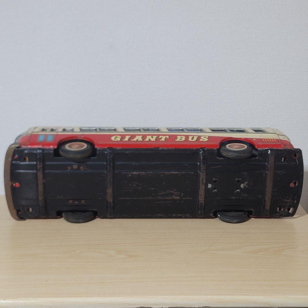 ヨネザワ ブリキ 特大ジャイアントバス 60cm 昭和レトロ