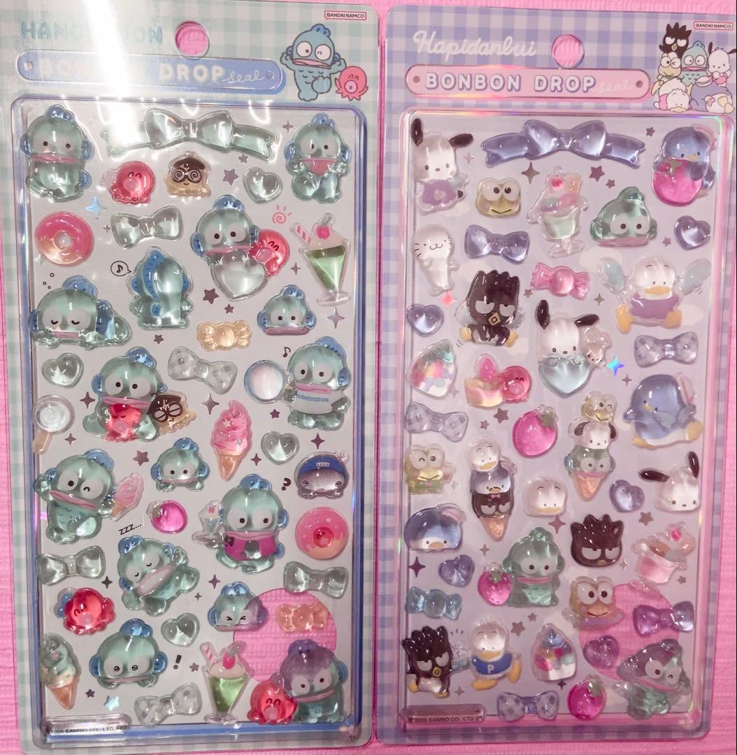［正規品］ボンボンドロップシール サンリオ 第2弾 6種セット
