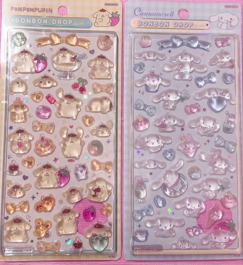 ［正規品］ボンボンドロップシール サンリオ 第2弾 6種セット