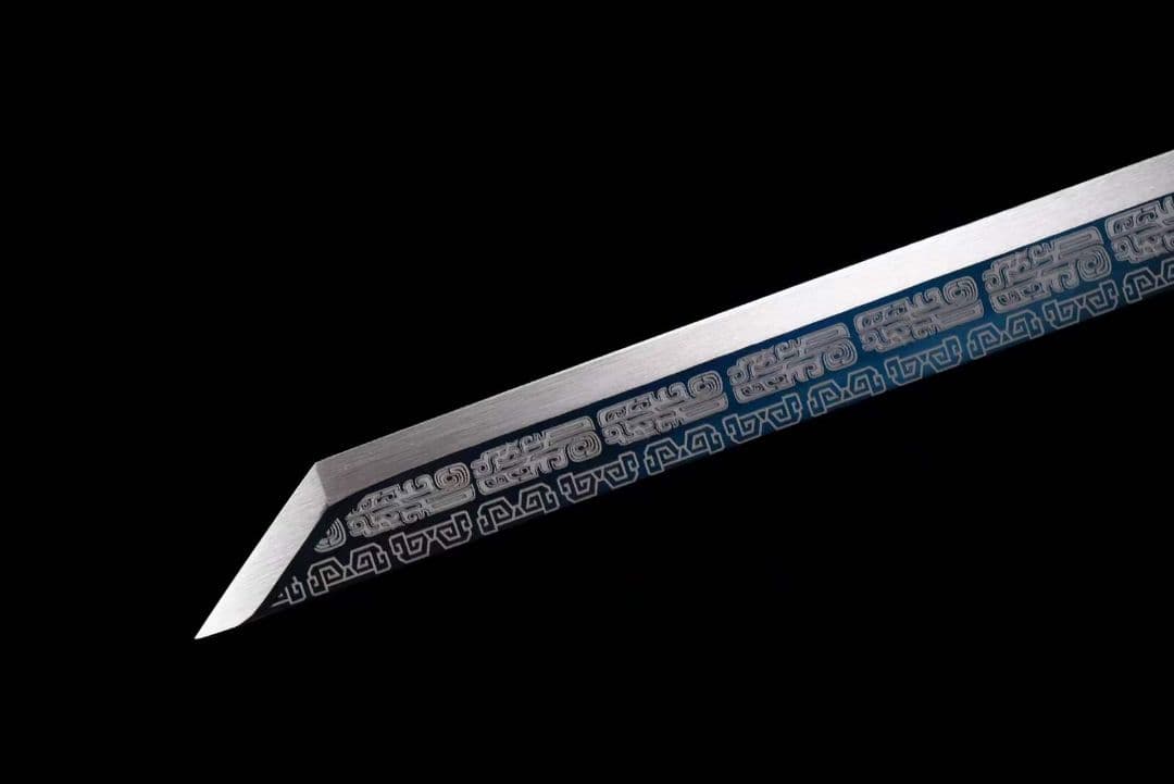 【黒金古刀―青銅戦刃】 古兵器 武具　刀装具　日本刀　模造刀 居合刀 長尺