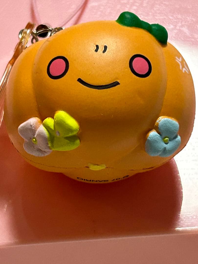 レア サンリオ パンプキンちゃん マスコット ストラップ ぱんくんち　レトロ