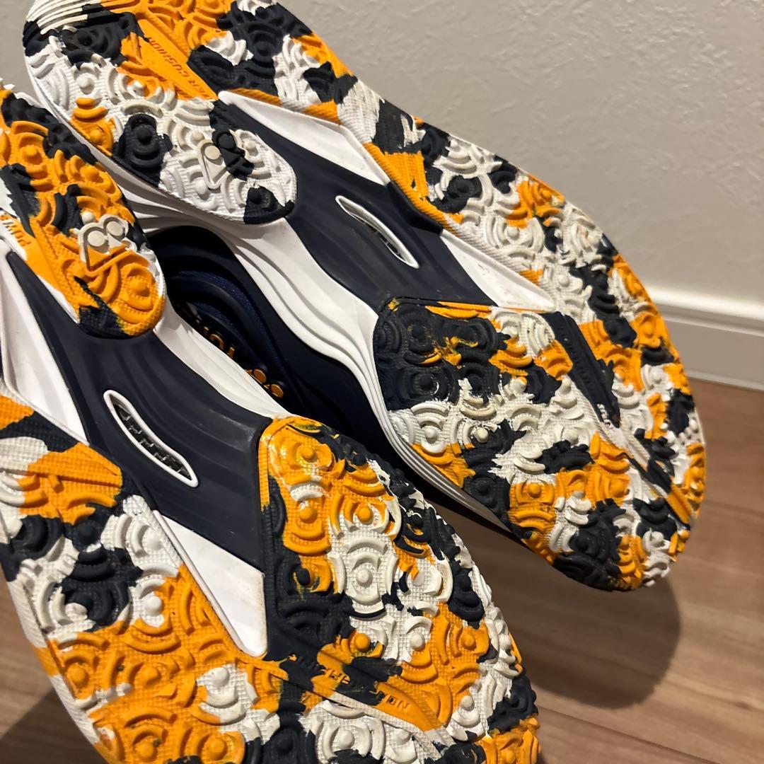 テニスシューズ パワークッションフュージョンレブ5MGC ネイビー/オレンジ