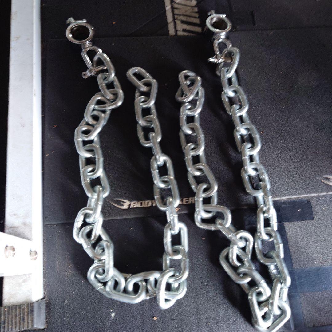 ウェイトトレーニング　50mmオリンピックシャフト用 ジムチェーン