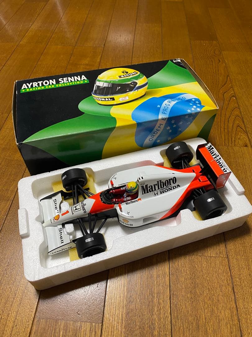 アイルトン・セナ 1/18 マクラーレン MP4/6 ウィリアムズ FW16