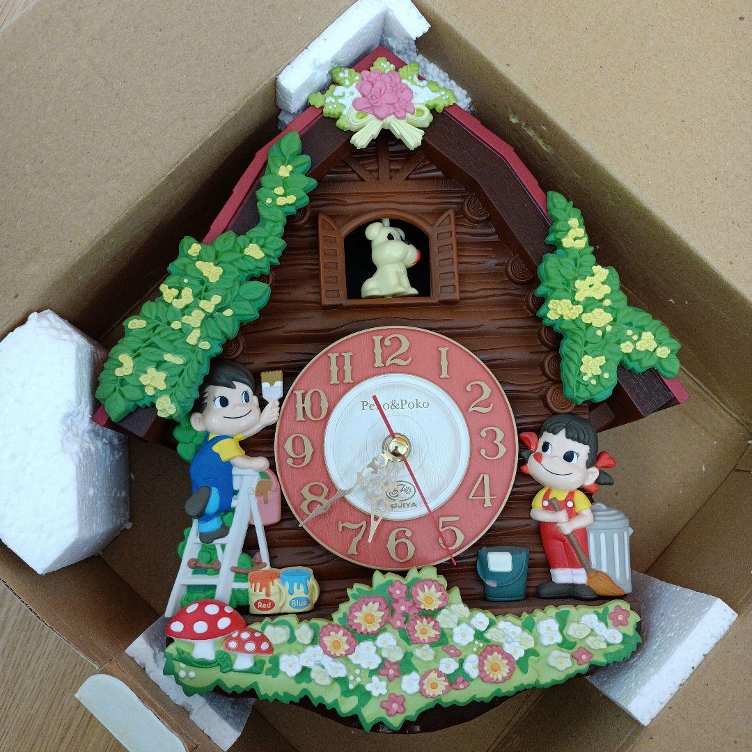 不二家 ペコちゃん 振り子時計 非売品