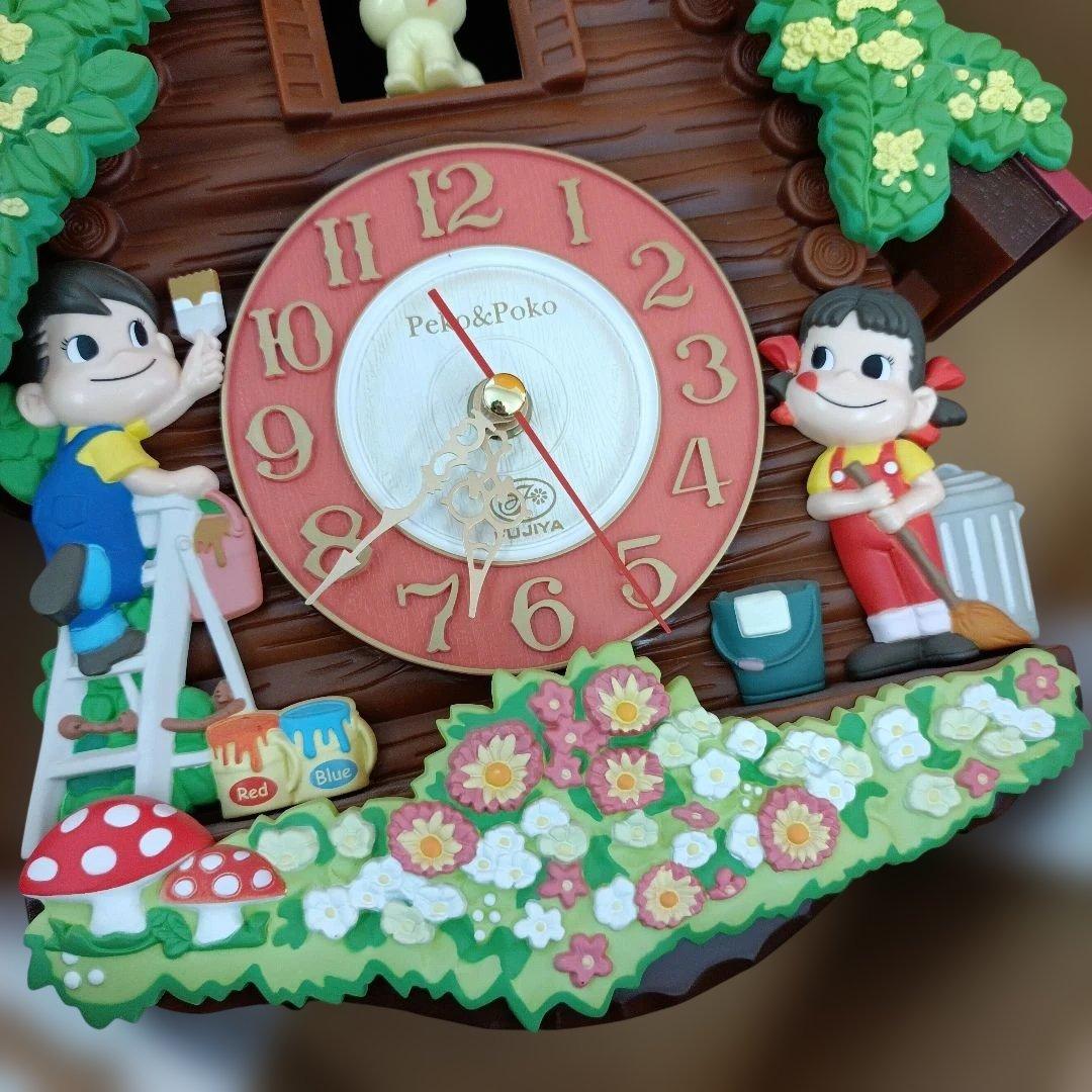 不二家 ペコちゃん 振り子時計 非売品