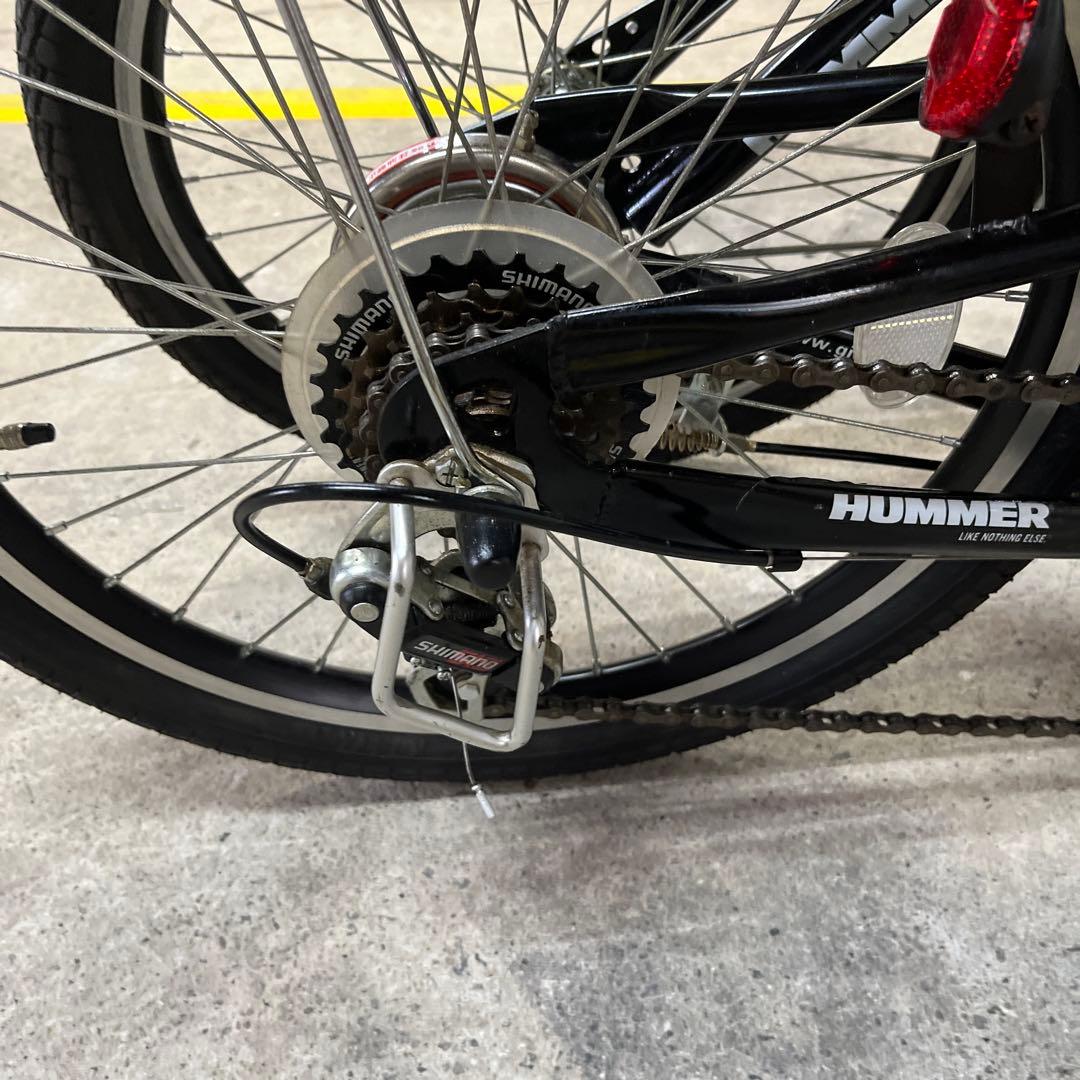 HUMMER 折りたたみ自転車 黒