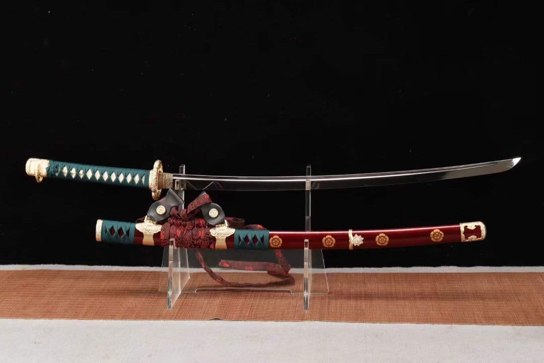 【太刀一月天紅舞】 武具　刀装具　日本刀　模造刀 居合刀