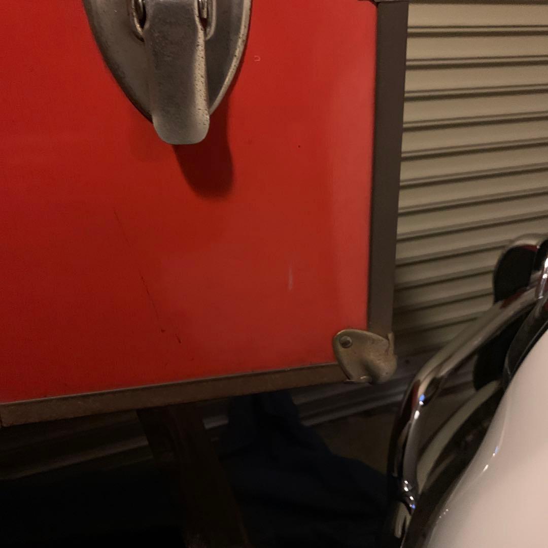 1970’sヴィンテージスチールサーフェイストランク　収納　インテリア　レトロ