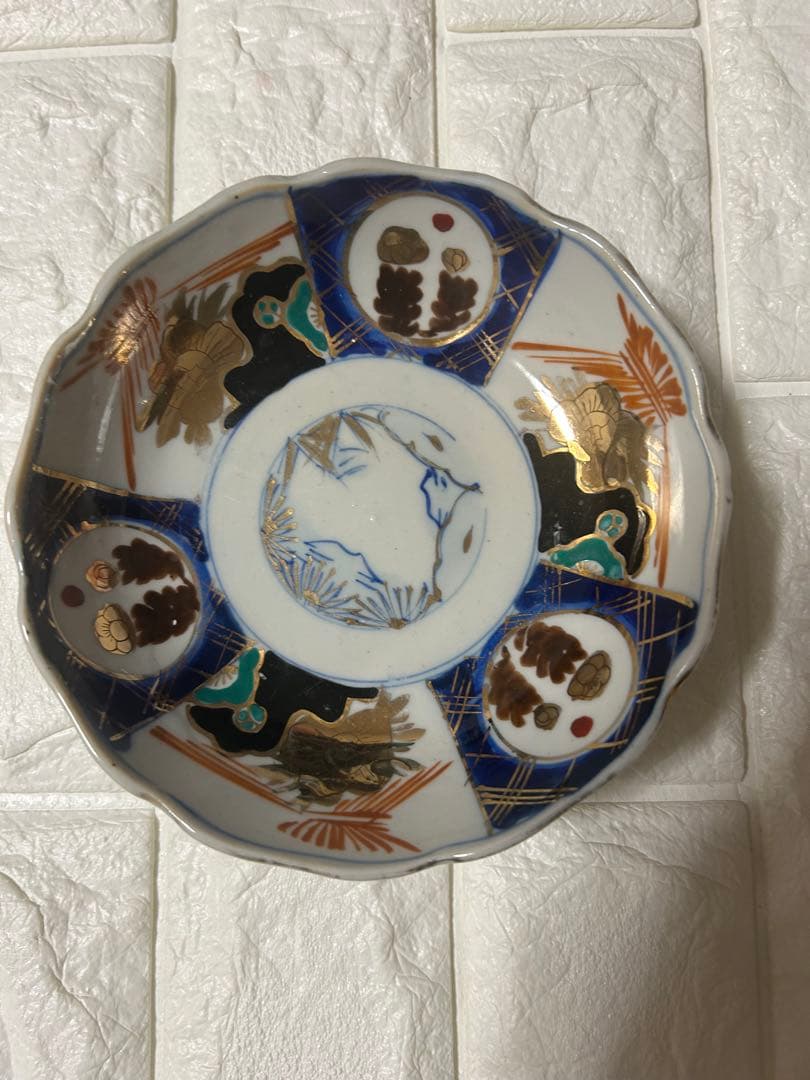 蔵出し　古伊万里　成果年製　なます皿　舟形さしみ皿　江戸時代