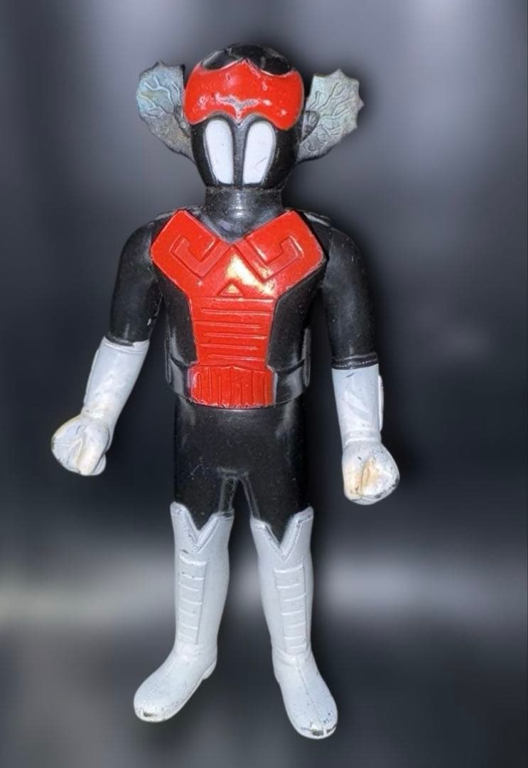 当時物 ソフビ　ブルマァクタカトク　アクマイザー3ザビタン約16cm石森章太郎