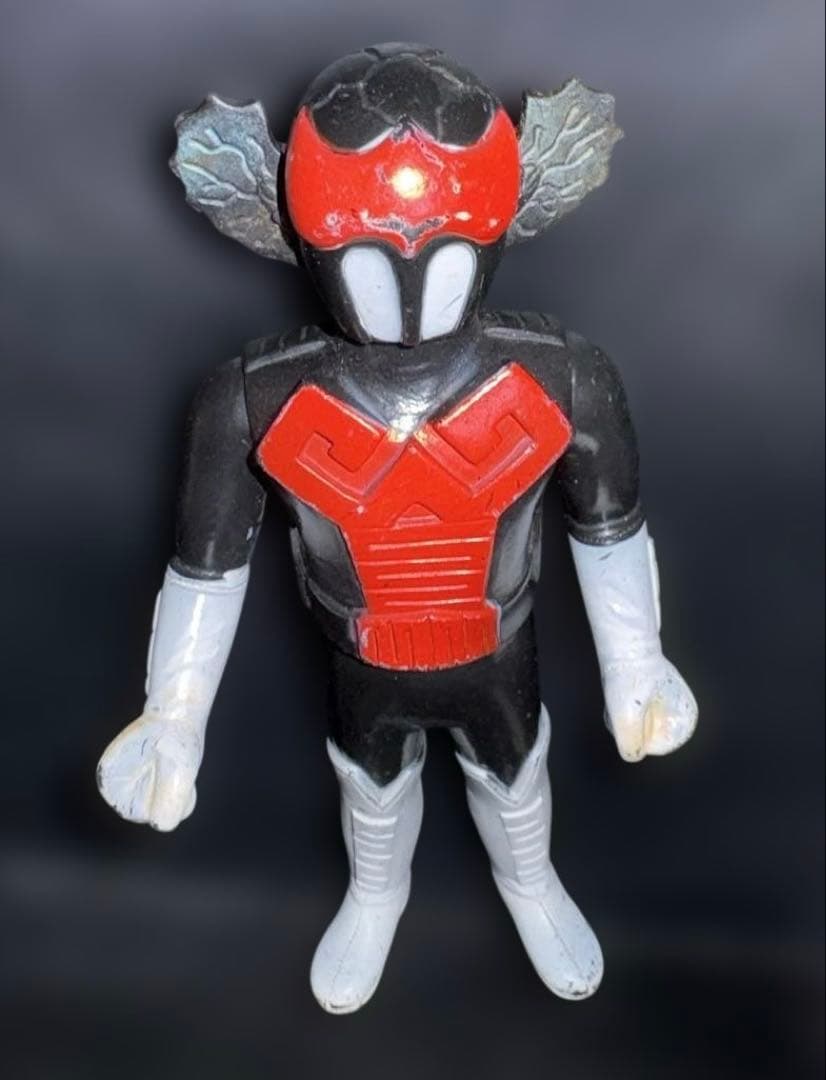 当時物 ソフビ　ブルマァクタカトク　アクマイザー3ザビタン約16cm石森章太郎