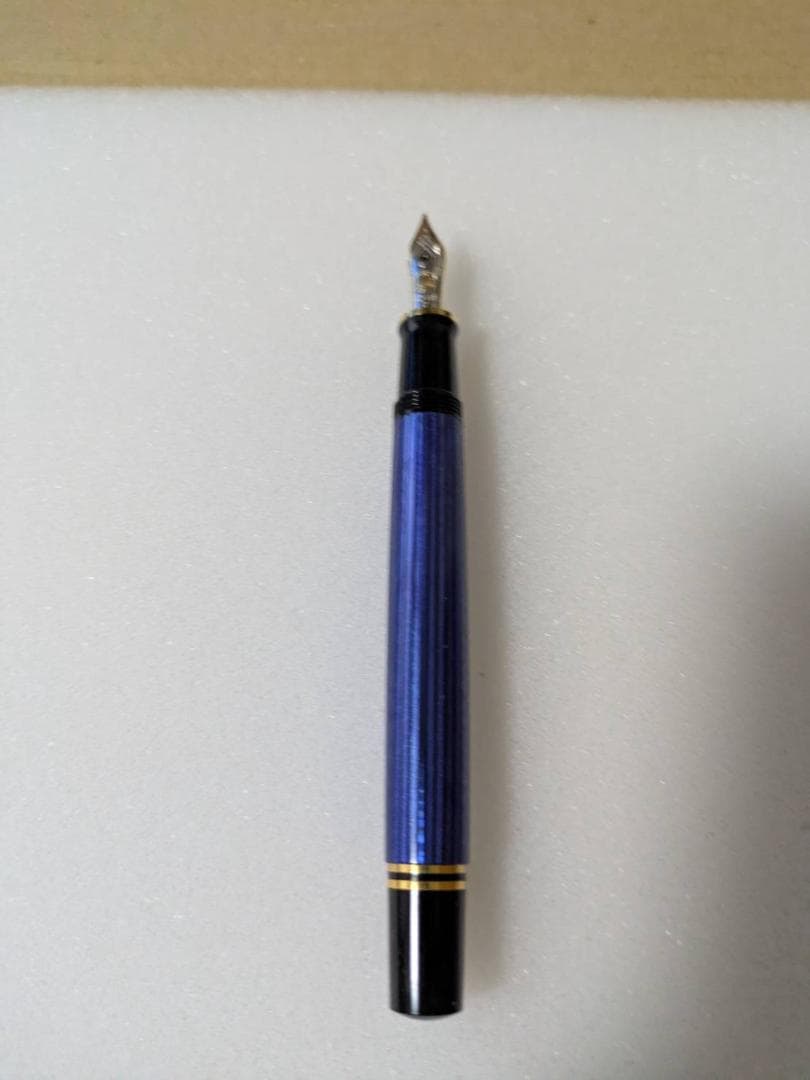 ペリカン 万年筆 スーベレーン M400　ブルーストライプデザイン