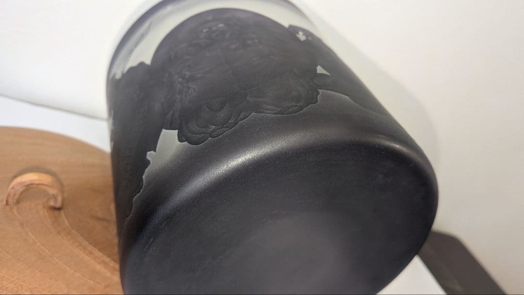 『七福神』水指　茶道具　硝子ガラス義山布袋恵比寿大黒天毘沙門天弁財天福禄寿寿老人