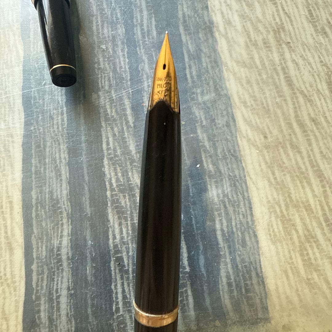 sailor セーラーペン先21kとPilot ペン先18k 万年筆2本